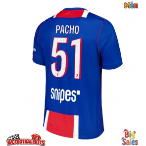Paris Saint-Germain Willian Pacho #51 Replica Home Stadium Shirt 2026-27 Short Sleeve